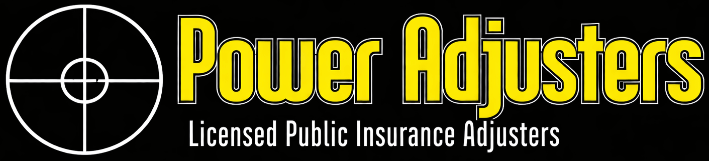 Power Adjusters Logo 2026 Power Adjusters Logo yellow and black