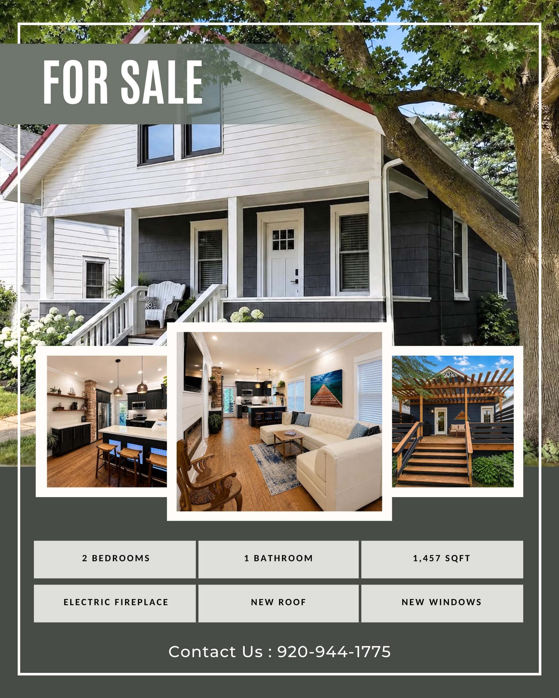 92 Lincoln Ave Clintonville WI 54929 home for sale landing page with property images and detail